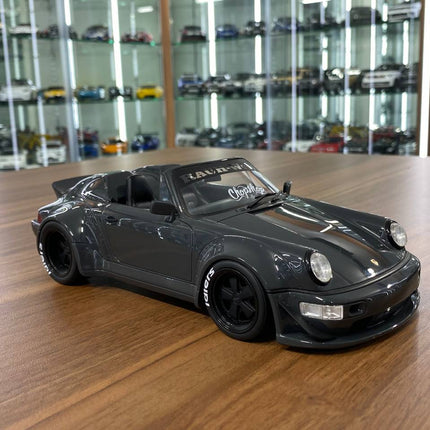 GT Spirit Porsche Speedster RWB 1:18 Yabai Gray Resin Model - detailed collector display model