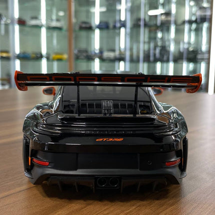 Minichamps Porsche 911 (992) GT3 RS Weissach Paket 1:18 Diecast Model Black - scale model for display
