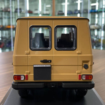 Minichamps Mercedes-Benz G-Model LWB 1980 1:18 Diecast Model Car Beige - premium collector scale model
