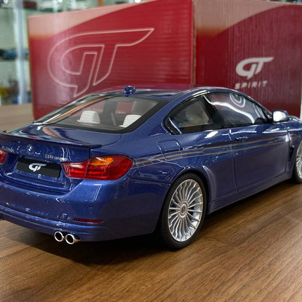 GT Spirit 1:18 BMW Alpina B4 Blue Resin Model Car - fine detailed model replica