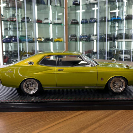 Ignition Model Nissan Laurel SGX (C130) 1:18 Resin Diecast Model Car Green - collectible scale model car