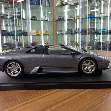 AutoArt Lamborghini Murcielago Roadster Grey 1:18 Diecast Model Car - collectible scale model car