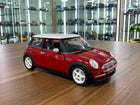 Bburago Mini Cooper 1/18 Diecast Model Car Red Full Opening - detailed collector display model