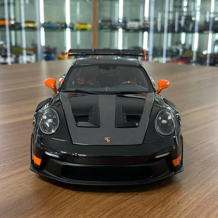 Minichamps Porsche 911 (992) GT3 RS Weissach Paket 1:18 Diecast Model Black - collectible scale model car