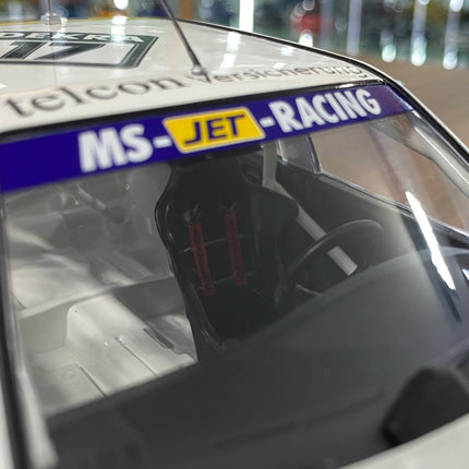 Minichamps Mercedes-Benz 190E Evo 1 1:18 Diecast Model MS-JET-Racing DTM 1990 - showroom-quality model replica