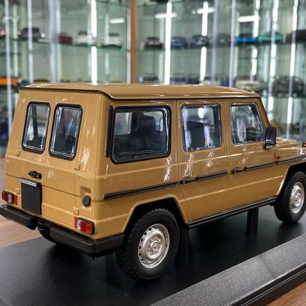 Minichamps Mercedes-Benz G-Model LWB 1980 1:18 Diecast Model Car Beige - fine detailed model replica
