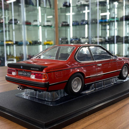 Solido 1/18 BMW 635 CSI (E24) 1984 Diecast Model Car Red - fine detailed model replica