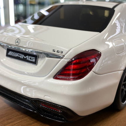 GT Spirit 1:18 Mercedes-Benz AMG S 63 (W222) 2018 White Diecast Model - scale model for display