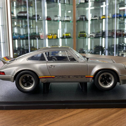 Solido Porsche 911 RSR-Kremer Design 1973 1:18 Diecast Model Car Silver - collectible scale model car