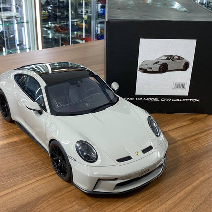 GT Spirit 1/12 Resin Porsche 911 992 GT3 Touring Grey Limited Edition - scale model collectible piece