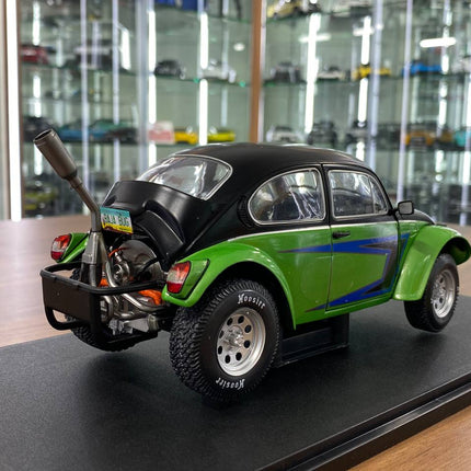 Solido 1/18 Volkswagen Beetle Baja Diecast Model 1976 Green - premium collector scale model