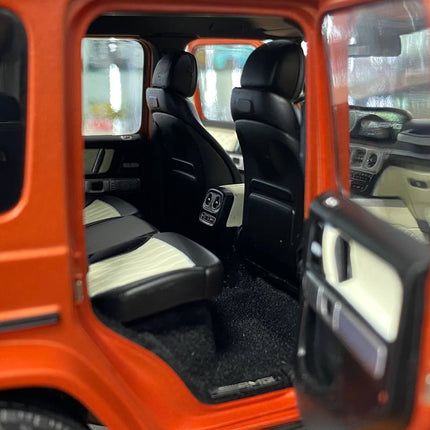 Minichamps Mercedes-Benz G 63 AMG 1/18 Diecast Model Copper Orange Magno - showroom-quality model replica