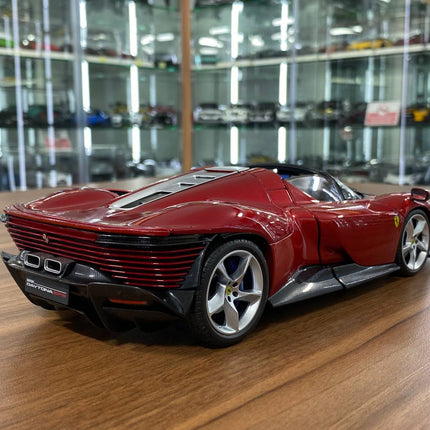Bburago Ferrari Daytona SP3 1/18 Diecast Full Opening Glossy Red - fine detailed model replica