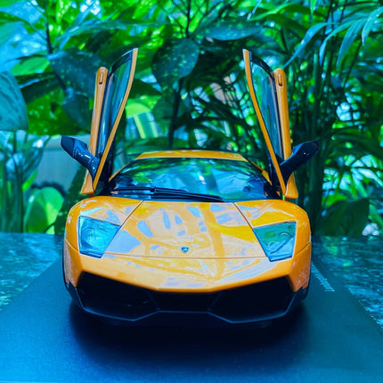 AutoArt Lamborghini Murcielago LP670-4 SV Orange 1:18 Diecast Model Car - showroom-quality model replica