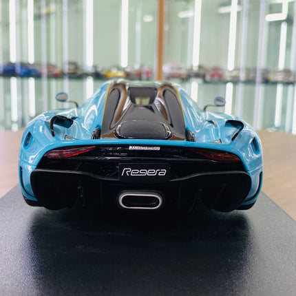 GT Spirit Koenigsegg Regera Resin Model 1:18 Baby Blue Limited Edition - collectible scale model car