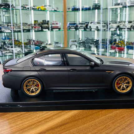 GT Spirit 1/18 BMW M5 CS Resin Model Car Black Limited Edition - collectible scale model car
