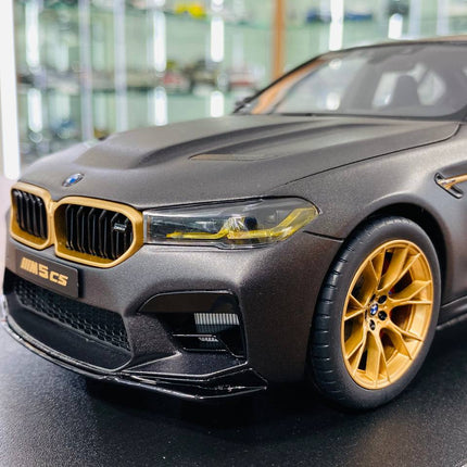 GT Spirit 1/18 BMW M5 CS Resin Model Car Black Limited Edition - scale model for display