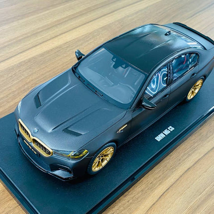GT Spirit 1/18 BMW M5 CS Resin Model Car Black Limited Edition - detailed die-cast style model