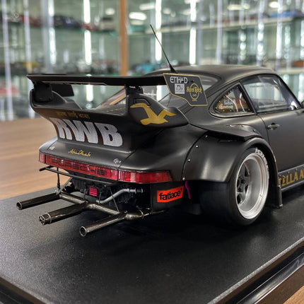 GT Spirit Porsche RWB 911 (964) Stella Artois 1:18 Resin Matt Black Limited - detailed die-cast style model