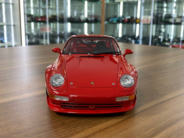 1/18 Resin GT Spirit Porsche 911 (993) 3.8 RSR 1996 - Red Limited Edition - studio product photo of the scale model