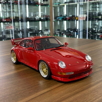 1/18 Resin GT Spirit Porsche 911 (993) 3.8 RSR 1996 - Red Limited Edition - detailed collector display model