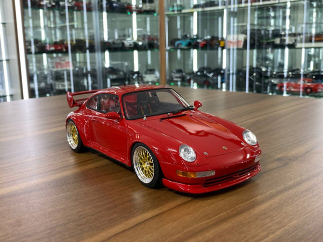 1/18 Resin GT Spirit Porsche 911 (993) 3.8 RSR 1996 - Red Limited Edition - detailed collector display model