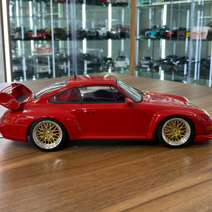 1/18 Resin GT Spirit Porsche 911 (993) 3.8 RSR 1996 - Red Limited Edition - collectible scale model car