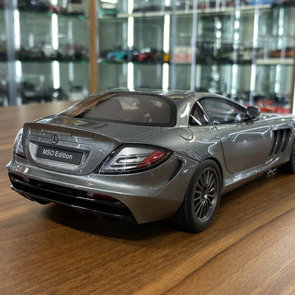 GT Spirit Mercedes-Benz SLR McLaren MSO Edition 1:18 Resin Model Grey - fine detailed model replica