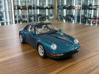 GT Spirit Porsche 911 993 Targa 1995 1:18 Resin Model Turquoise Blue - detailed collector display model