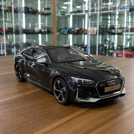 GT Spirit 1:18 Audi RS 5 Coupe 2017 Black Resin Model Car - detailed collector display model