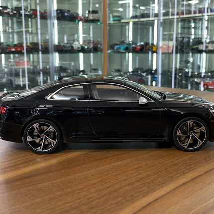 GT Spirit 1:18 Audi RS 5 Coupe 2017 Black Resin Model Car - collectible scale model car