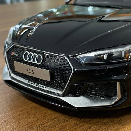 GT Spirit 1:18 Audi RS 5 Coupe 2017 Black Resin Model Car - scale model for display