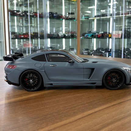 GT Spirit 1/18 Mercedes-Benz AMG GTR FAB DESIGN AREION Grey Resin Model - studio product photo of the scale model