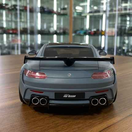 GT Spirit 1/18 Mercedes-Benz AMG GTR FAB DESIGN AREION Grey Resin Model - fine detailed model replica