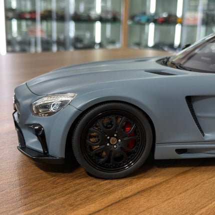 GT Spirit 1/18 Mercedes-Benz AMG GTR FAB DESIGN AREION Grey Resin Model - collectible scale model car