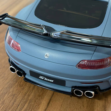 GT Spirit 1/18 Mercedes-Benz AMG GTR FAB DESIGN AREION Grey Resin Model - detailed die-cast style model