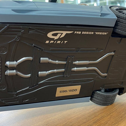 GT Spirit 1/18 Mercedes-Benz AMG GTR FAB DESIGN AREION Grey Resin Model - scale model for display