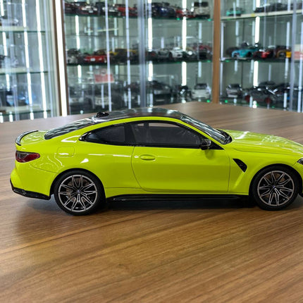 1/18 Resin GT Spirit BMW M4 Competition Coupe (G82) 2021 in Sao Paulo Yellow -  Limited 600 pcs - collectible scale model car