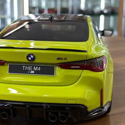 1/18 Resin GT Spirit BMW M4 Competition Coupe (G82) 2021 in Sao Paulo Yellow -  Limited 600 pcs - scale model for display