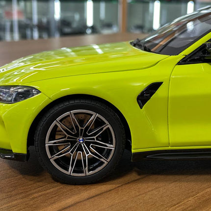 1/18 Resin GT Spirit BMW M4 Competition Coupe (G82) 2021 in Sao Paulo Yellow -  Limited 600 pcs - detailed model car replica
