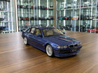 OttOMobile BMW Alpina B12 6.0 E38 1999 1:18 Resin Model Blue - detailed collector display model