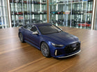 Audi RS 7 ABT Sportline 2020 1:18 Matt Blue Resin Model Car | GT Spirit - detailed collector display model