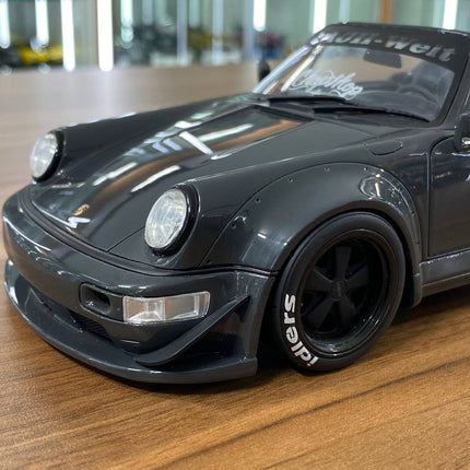 GT Spirit Porsche Speedster RWB 1:18 Yabai Gray Resin Model - scale model for display
