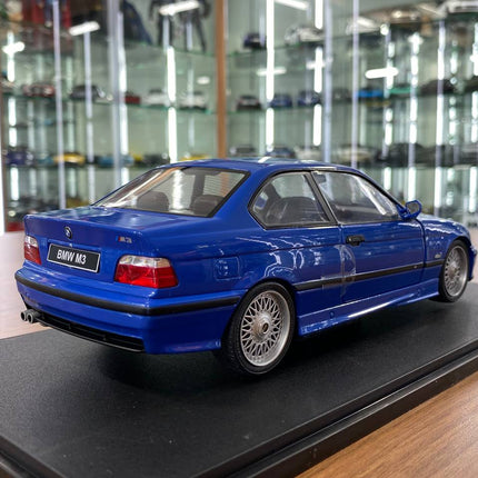 Solido 1/18 Diecast BMW M3 E36 Coupe 1990 Blue - fine detailed model replica