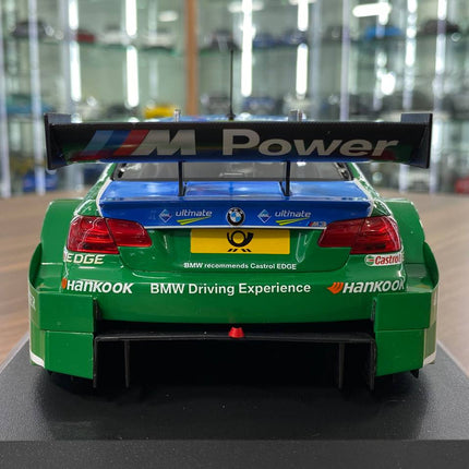 Minichamps BMW M3 DTM 2013 #7 1:18 Diecast Model Car Green - premium collector scale model