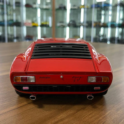 AutoArt Lamborghini Miura SV Red 1:18 Diecast Model Car - premium collector scale model