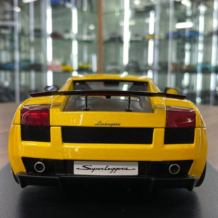 AutoArt Lamborghini Gallardo Superleggera Metallic Yellow 1:18 Diecast Model Car - detailed die-cast style model