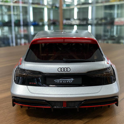 GT Spirit 1:18 Audi RS6 GTO Concept Silver Resin Scale Model Car - scale model for display