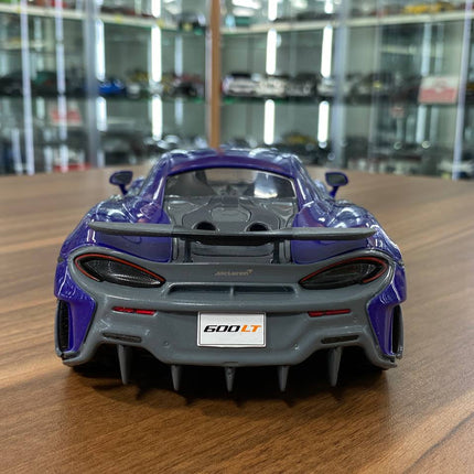 1/18 Diecast McLaren 600LT Coupe Purple Solido Miniature Model Car - fine detailed model replica
