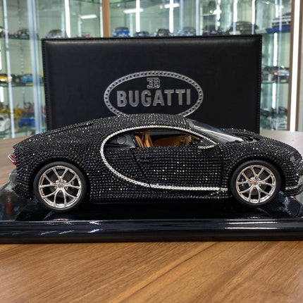 Bugatti Chiron 2016 1:18 Crystal Version Diecast Model Car | Bburago - collectible scale model car